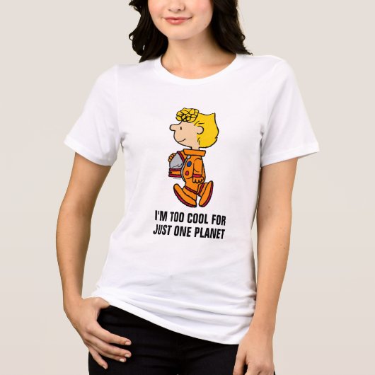 RUIMTE | Sally Brown Astronaut Tri-Blend Shirt (Voorkant)