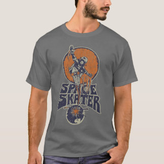 Ruimte Schaatser 1970 familie T-shirt
