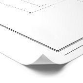 ruimte-shuttlebehuizing Technische tekening Poster (Hoek)