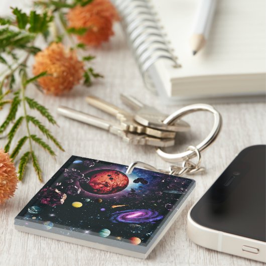 ruimte sleutelhanger (Voorkant Rechts)