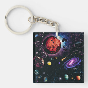 ruimte sleutelhanger