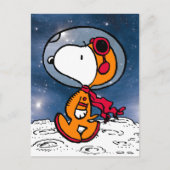 RUIMTE | Snoopy Astronaut Briefkaart (Voorkant)