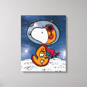 RUIMTE | Snoopy Astronaut Canvas Afdruk (Voorkant)