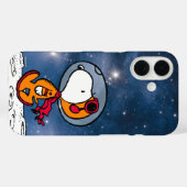 RUIMTE | Snoopy Astronaut Case-Mate iPhone Case (Achterkant (horizontaal))