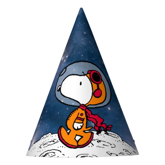 RUIMTE | Snoopy Astronaut Feesthoedjes (Voorkant)