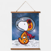 RUIMTE | Snoopy Astronaut Hangend Wandkleed (Voorkant)