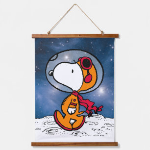 RUIMTE   Snoopy Astronaut Hangend Wandkleed
