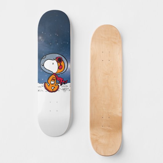 RUIMTE | Snoopy Astronaut Persoonlijk Skateboard (Voorkant)