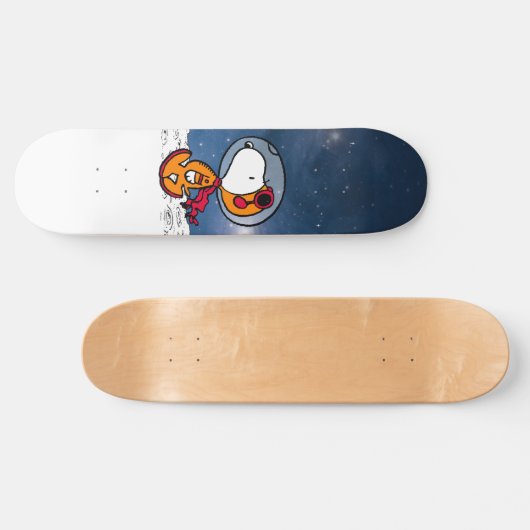 RUIMTE | Snoopy Astronaut Persoonlijk Skateboard (Horizontaal)