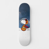 RUIMTE | Snoopy Astronaut Persoonlijk Skateboard (Voorkant)