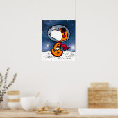 RUIMTE | Snoopy Astronaut Poster (Keuken)
