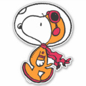 RUIMTE | Snoopy Astronaut Sticker (Voorkant)