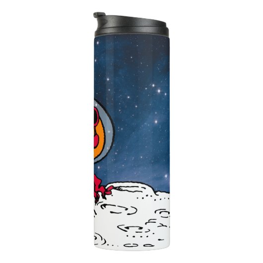 RUIMTE | Snoopy Astronaut Thermosbeker (Geroteerd rechts)
