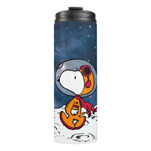 RUIMTE | Snoopy Astronaut Thermosbeker (Voorkant)