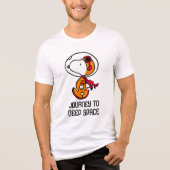 RUIMTE | Snoopy Astronaut Tri-Blend Shirt (Voorkant)