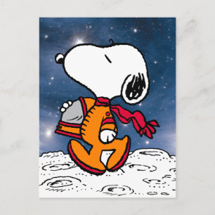 RUIMTE   Snoopy Briefkaart