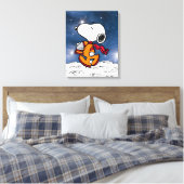 RUIMTE | Snoopy Canvas Afdruk (Insitu (Slaapkamer))