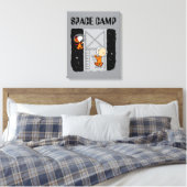 RUIMTE | Snoopy & Charlie Brown Canvas Afdruk (Insitu (Slaapkamer))