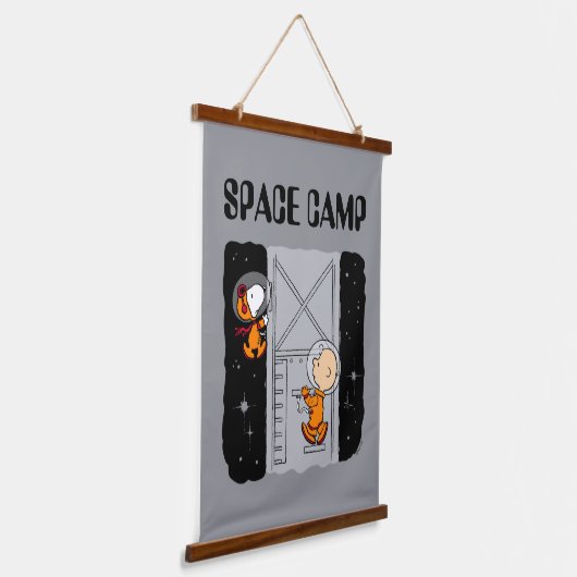 RUIMTE | Snoopy & Charlie Brown Hangend Wandkleed (Gebogen)