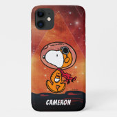 RUIMTE | Snoopy Geometric Moon Walk Case-Mate iPhone Case (Achterkant)