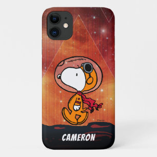 RUIMTE   Snoopy Geometric Moon Walk Case-Mate iPhone Case