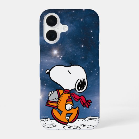 RUIMTE | Snoopy iPhone 16 Hoesje (Achterkant)