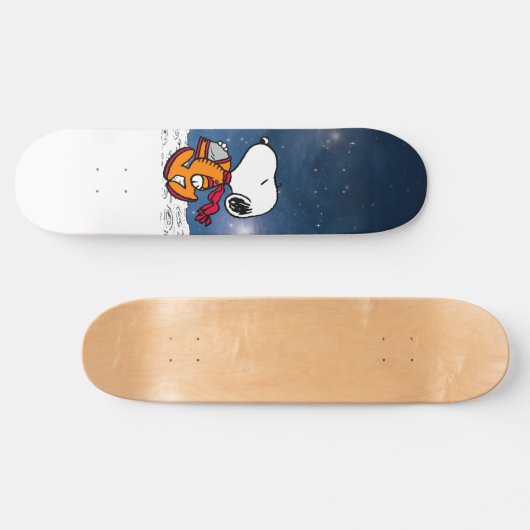 RUIMTE | Snoopy Persoonlijk Skateboard (Horizontaal)