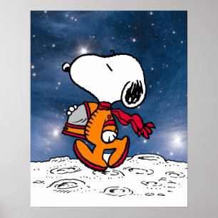 RUIMTE   Snoopy Poster