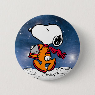 RUIMTE   Snoopy Ronde Button 5,7 Cm