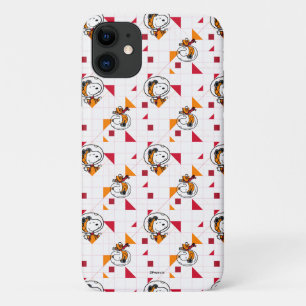 RUIMTE   Snoopy Space Suit White Pattern Case-Mate iPhone Case