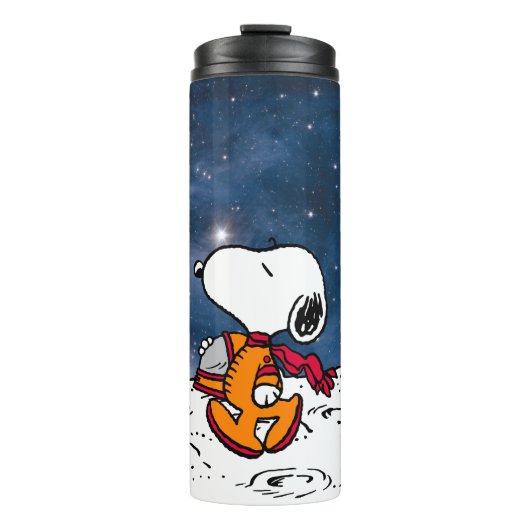 RUIMTE | Snoopy Thermosbeker (Voorkant)
