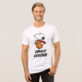RUIMTE | Snoopy Tri-Blend Shirt (Voorkant volledig)