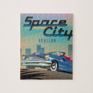Ruimte Stad Houston Legpuzzel