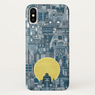 ruimte stad zonblauw Case-Mate iPhone case