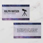 ruimte | Stellair (telescoop) Visitekaartje (Voorkant / Achterkant)