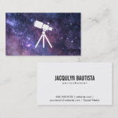 Ruimte | Stellar (telescoop III) Visitekaartje (Voorkant / Achterkant)