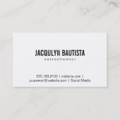 Ruimte | Stellar (telescoop III) Visitekaartje (Achterkant)