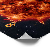 Ruimte Sterren Astronomie Grootste Ster Wetenschap Poster (Hoek)
