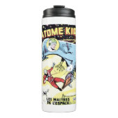 Ruimte - sterren - Scifi - Astronaut - Retro Frank Thermosbeker (Voorkant)