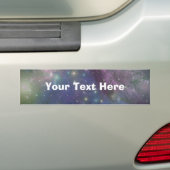 Ruimte, sterren, sterrenstelsels en nebula's bumpersticker (Op auto)