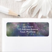 Ruimte, sterren, sterrenstelsels en nebula's etiket (Insitu)