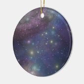 Ruimte, sterren, sterrenstelsels en nebula's keramisch ornament (Links)