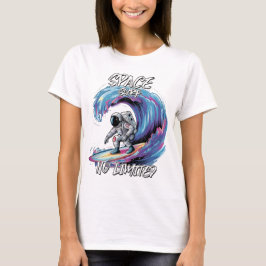 Ruimte surf geen beperkt shirt