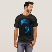 Ruimte Surfen T-shirt (Voorkant volledig)