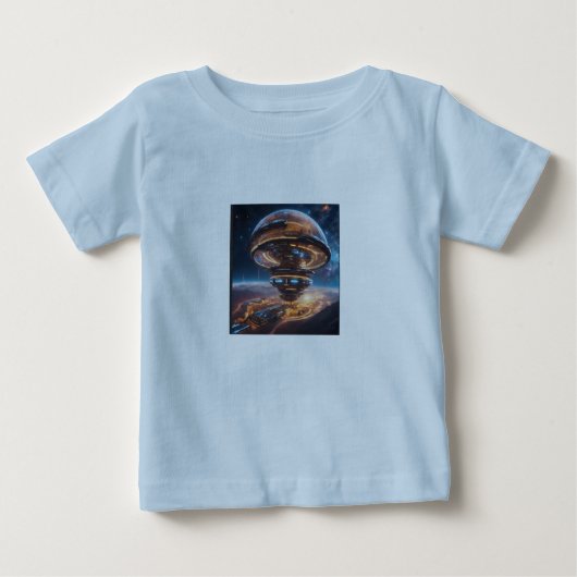 Ruimte T-shirt voor kinderen (Voorkant)