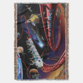 Ruimte Thrills Kosmische Achtbaan Kunstenaarsconce Deken (Voorkant Verticaal)