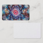 Ruimte, tijd en atoom visitekaartje (Voorkant / Achterkant)