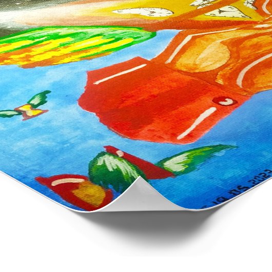 Ruimte, tijd en materie poster (Hoek)