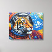 RUIMTE TIJGERZ ZIJN GAAAN! CANVAS AFDRUK (Voorkant)