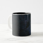 ruimte tweekleurige koffiemok (Voorkant links)